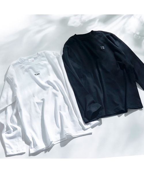 KLON(クローン)の「KLON STYLE OFF LONG T LOGO WHITE(Tシャツ/カットソー・レディース・ホワイト・S/M/L/XL)」の2枚目の写真