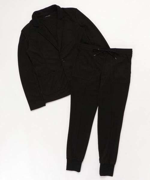 INNOCENT（イノセント）の「カットテーラー　セットアップ（テーラードジャケット・メンズ・ブラック/グレー・X-LARGE/MEDIUM/LARGE）」の2枚目の写真