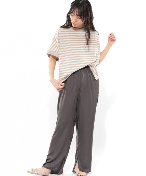 LAKOLE（ラコレ）の「ヴィンテージサテンイージーパンツ / LAKOLE（その他パンツ・レディース・ブルー/スモーク/サンドグレー・SMALL/MEDIUM）」の7枚目の写真