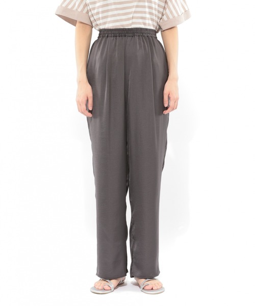 LAKOLE（ラコレ）の「ヴィンテージサテンイージーパンツ / LAKOLE（その他パンツ・レディース・ブルー/スモーク/サンドグレー・SMALL/MEDIUM）」の9枚目の写真