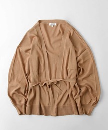 ボリュームスリーブカシュクールカーディガン