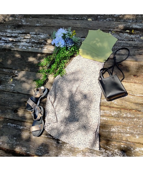 fifth（フィフス）の「レオパードミディースカート（スカート・レディース・イエロー/アイボリー・MEDIUM）」の16枚目の写真