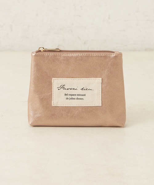 one after another NICE CLAUP(ワンアフターアナザーナイスクラップ)の「PVCポーチ付き3点バッグ(ショルダーバッグ・レディース・アイボリー/グレー/ピンク・FREE)」の7枚目の写真