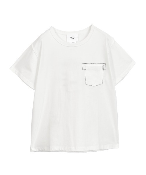 トップス ameri FUDGE REVERSIBLE TEE Ameri（アメリ）の「FUDGE REVERSIBLE TEE（Tシャツ/カットソー
