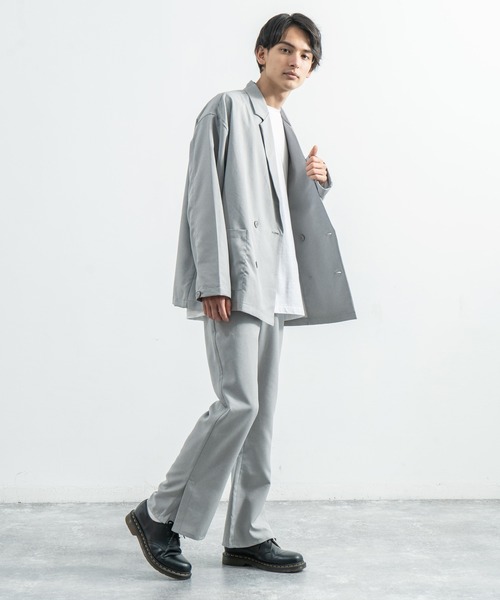 Rocky Monroe(ロッキーモンロー)の「ポリトロ スリットフレアパンツ(その他パンツ・メンズ・ライトグレー/ブラック/ライトブラウン/ライトベージュ/ダークベージュ・M/L)」の13枚目の写真