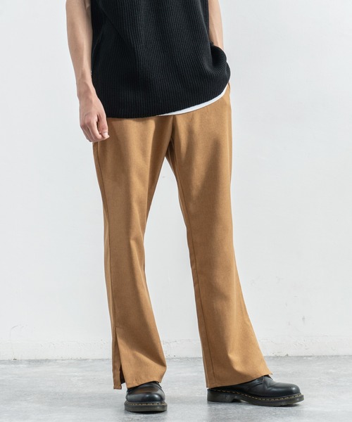 Rocky Monroe(ロッキーモンロー)の「ポリトロ スリットフレアパンツ(その他パンツ・メンズ・ライトグレー/ブラック/ライトブラウン/ライトベージュ/ダークベージュ・M/L)」の22枚目の写真