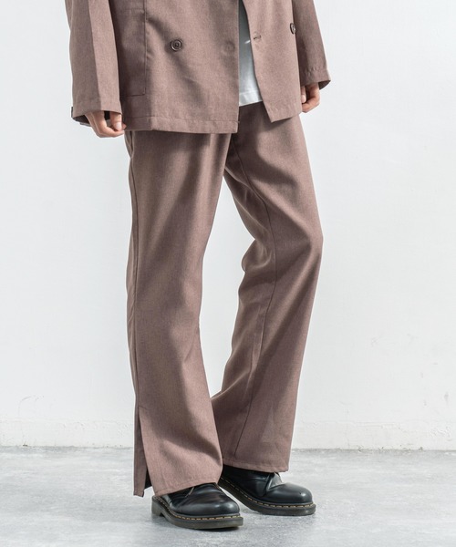 Rocky Monroe(ロッキーモンロー)の「ポリトロ スリットフレアパンツ(その他パンツ・メンズ・ライトグレー/ブラック/ライトブラウン/ライトベージュ/ダークベージュ・M/L)」の15枚目の写真