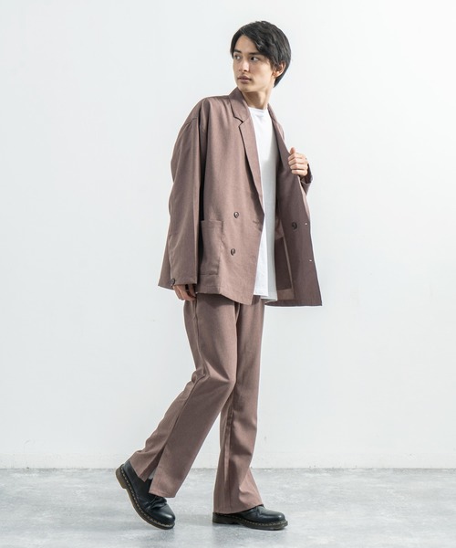 Rocky Monroe(ロッキーモンロー)の「ポリトロ スリットフレアパンツ(その他パンツ・メンズ・ライトグレー/ブラック/ライトブラウン/ライトベージュ/ダークベージュ・M/L)」の16枚目の写真