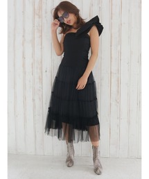 ワンピース ブラック 黒色系 チュール ファッション通販 Zozotown