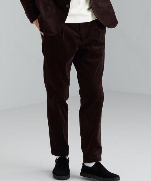 green label relaxing（グリーンレーベルリラクシング）の「21W PIMA コーデュロイ 1プリーツ ユーティリティー パンツ < 機能性 / ストレッチ >（その他パンツ・メンズ・ネイビー/ダークブラウン/モカ・XL/S/L/M）」の17枚目の写真