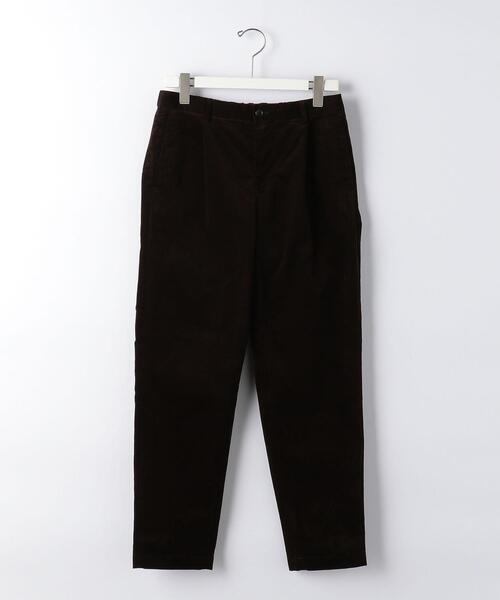 green label relaxing（グリーンレーベルリラクシング）の「21W PIMA コーデュロイ 1プリーツ ユーティリティー パンツ < 機能性 / ストレッチ >（その他パンツ・メンズ・ネイビー/ダークブラウン/モカ・XL/S/L/M）」の5枚目の写真