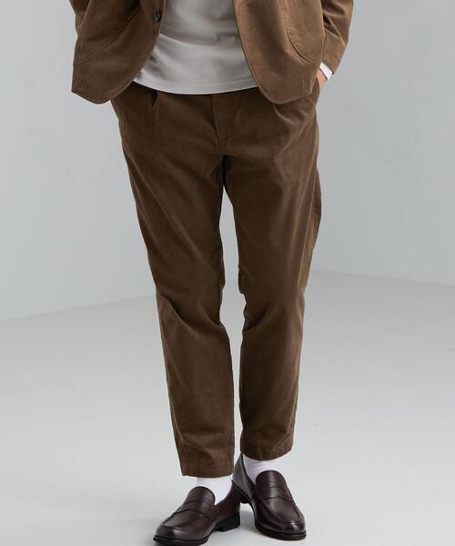 green label relaxing（グリーンレーベルリラクシング）の「21W PIMA コーデュロイ 1プリーツ ユーティリティー パンツ < 機能性 / ストレッチ >（その他パンツ・メンズ・ネイビー/ダークブラウン/モカ・XL/S/L/M）」の10枚目の写真