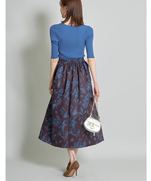 &. NOSTALGIA（アンドドットノスタルジア）の「オータムフラワータックフレアスカート（スカート・レディース・ブラック/ブラウン・FREE）」の11枚目の写真