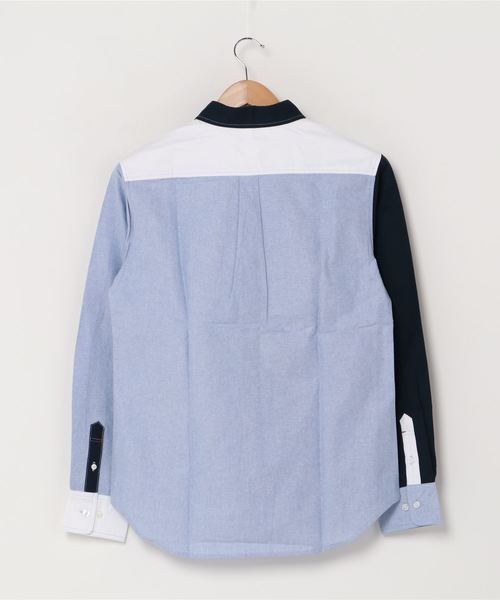 INASTUDIOS ZOO（イーナストゥディオスズー）の「「INASTUDIOS SELECT」オックスシャツ（シャツ/ブラウス・メンズ・サックスブルー/グレー/ホワイト/ネイビー/マルチ・LARGE/X-LARGE/MEDIUM）」の7枚目の写真