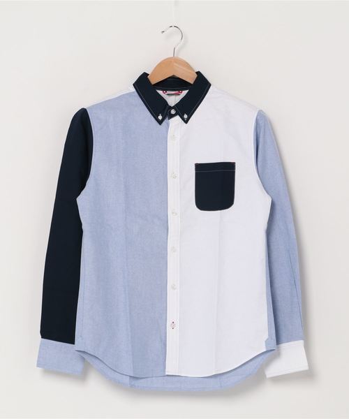 INASTUDIOS ZOO（イーナストゥディオスズー）の「「INASTUDIOS SELECT」オックスシャツ（シャツ/ブラウス・メンズ・サックスブルー/グレー/ホワイト/ネイビー/マルチ・LARGE/X-LARGE/MEDIUM）」の15枚目の写真