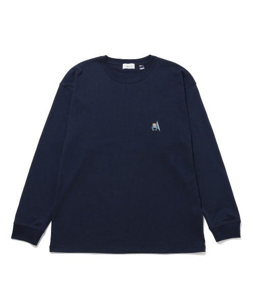 JUNRED（ジュンレッド）の「オージーコットンBEAR刺繍プルオーバー（Tシャツ/カットソー・メンズ・ベージュ/ホワイト/ネイビー/グリーン・L/LL/M）」の13枚目の写真