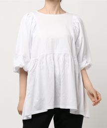 AMERICAN HOLIC | 袖ボリューム5分袖カットプルオーバー　＊(Tシャツ/カットソー)