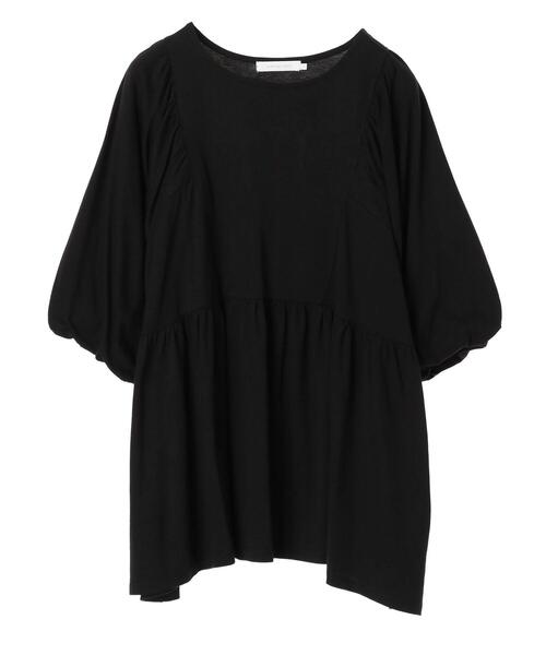 AMERICAN HOLIC（アメリカンホリック）の「袖ボリューム5分袖カットプルオーバー　＊（Tシャツ/カットソー・レディース・オフホワイト/ブルー/ブラック・M/L）」の22枚目の写真