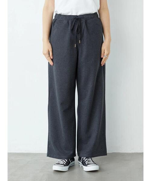 AMERICAN HOLIC（アメリカンホリック）の「ウールライクワイドパンツ　＊●（その他パンツ・レディース・チャコールグレー/ブラウン/アイボリー/ベージュ・M/L）」の8枚目の写真