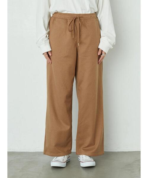 AMERICAN HOLIC（アメリカンホリック）の「ウールライクワイドパンツ　＊●（その他パンツ・レディース・チャコールグレー/ブラウン/アイボリー/ベージュ・M/L）」の9枚目の写真