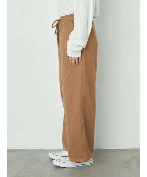 AMERICAN HOLIC（アメリカンホリック）の「ウールライクワイドパンツ　＊●（その他パンツ・レディース・チャコールグレー/ブラウン/アイボリー/ベージュ・M/L）」の20枚目の写真