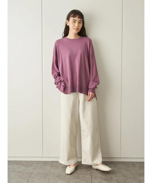 セール】ウールライクワイドパンツ ＊○（その他パンツ）｜AMERICAN