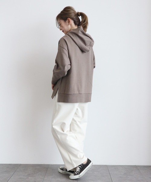 AMERICAN HOLIC（アメリカンホリック）の「ウールライクワイドパンツ　＊●（その他パンツ・レディース・チャコールグレー/ブラウン/アイボリー/ベージュ・M/L）」の6枚目の写真