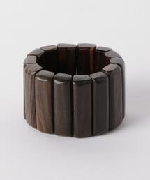 別注＜Haute Joaillerie AKIO MORI（オート ジュエラー アキオ モリ）＞ 黒檀 バングル②