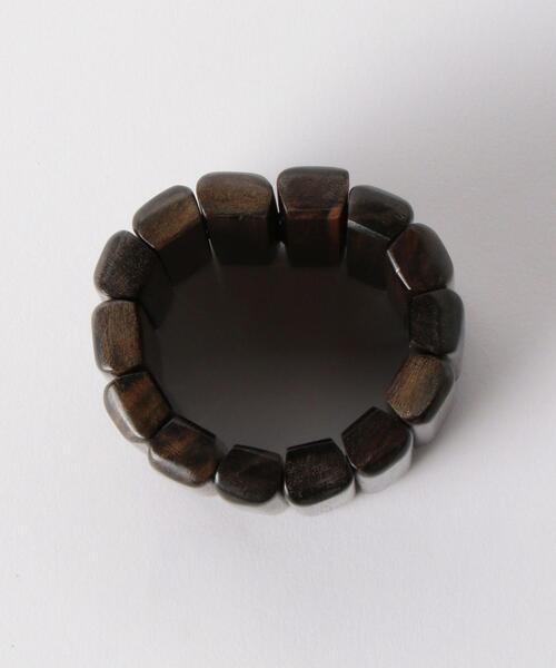 LOEFF(ロエフ)の「別注<Haute Joaillerie AKIO MORI(オート ジュエラー アキオ モリ)> 黒檀 バングル②(ブレスレット・レディース・ブラウン・FREE)」の6枚目の写真