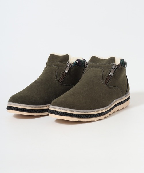 AAA+（サンエープラス）の「AAA+ ダブルジップムートンブーツ ユニセックス（ブーツ・レディース・ブラウン/ブラック/ベージュ/ダークブラウン/グレー/カーキ/ネイビー・36/38/40/46/37/39/42/43/41/45/44）」の16枚目の写真