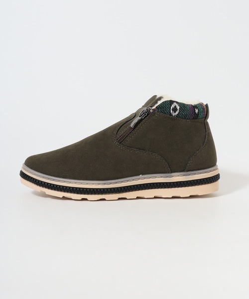 AAA+（サンエープラス）の「AAA+ ダブルジップムートンブーツ ユニセックス（ブーツ・レディース・ブラウン/ブラック/ベージュ/ダークブラウン/グレー/カーキ/ネイビー・36/38/40/46/37/39/42/43/41/45/44）」の17枚目の写真