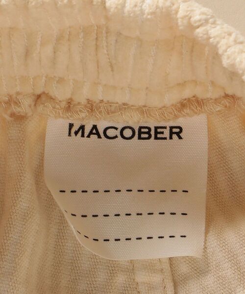 MACOBER（マコバ）の「【SHIPS別注】MACOBER: カラー コーデュロイ シェフ パンツ 20FW（その他パンツ・メンズ・ブラック/ナチュラル/キャメル/ピンク・SMALL/MEDIUM/LARGE）」の16枚目の写真