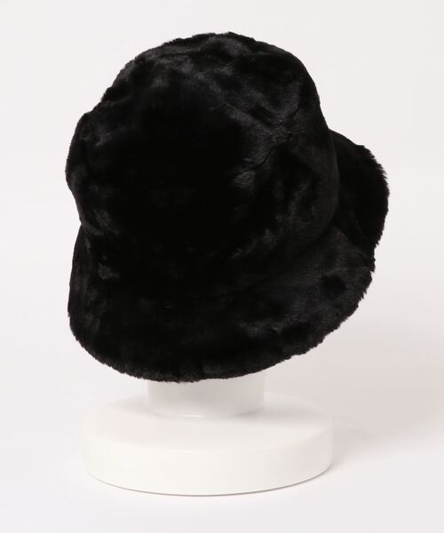 Ruben（ルーベン）の「Fake Fur BUCKET HAT/フェイクファー バケットハット（ハット・レディース・ブラック/ベージュ/グレイッシュベージュ/グレー/アイボリー・FREE）」の7枚目の写真