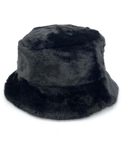 Ruben（ルーベン）の「Fake Fur BUCKET HAT/フェイクファー バケットハット（ハット・レディース・ブラック/ベージュ/グレイッシュベージュ/グレー/アイボリー・FREE）」の8枚目の写真
