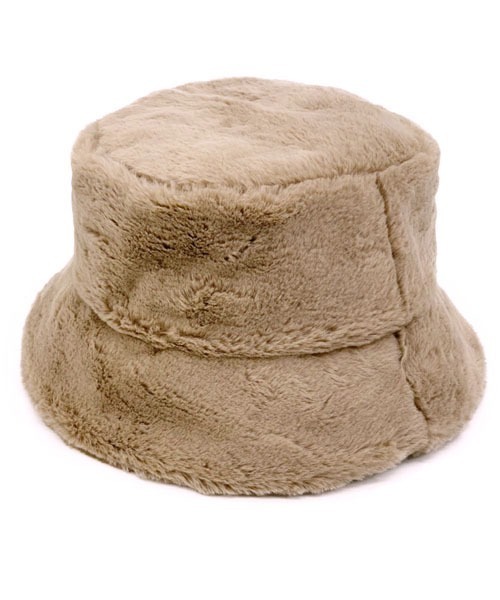 Ruben（ルーベン）の「Fake Fur BUCKET HAT/フェイクファー バケットハット（ハット・レディース・ブラック/ベージュ/グレイッシュベージュ/グレー/アイボリー・FREE）」の15枚目の写真