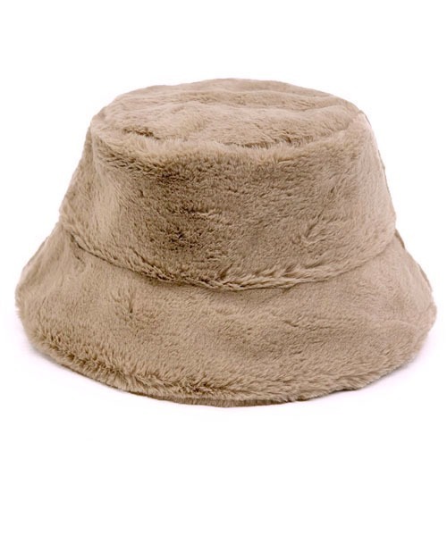 Ruben（ルーベン）の「Fake Fur BUCKET HAT/フェイクファー バケットハット（ハット・レディース・ブラック/ベージュ/グレイッシュベージュ/グレー/アイボリー・FREE）」の16枚目の写真