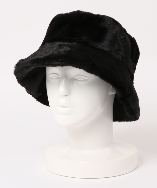 Ruben（ルーベン）の「Fake Fur BUCKET HAT/フェイクファー バケットハット（ハット・レディース・ブラック/ベージュ/グレイッシュベージュ/グレー/アイボリー・FREE）」の22枚目の写真