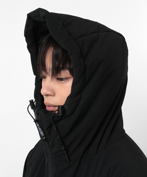 make a ray!（メイク ア レイ！）の「DOUBLE LAYER マウンテンパーカー WIND BLOCK 中綿ブルゾン（ダウンジャケット/コート・メンズ・ネイビー/ブラック系その他・L/XL/M）」の13枚目の写真