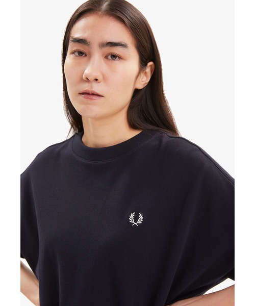 【新品】FREDPERRY BOXY PIQUE T-SHIRT DRESS Fred Perry Boxy Pique T Shirt Dress | Oxygen Clothing