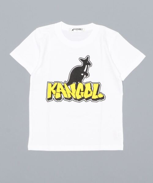 Kangol Kids カンゴールキッズ グラフィティーロゴtee ブランドロゴ