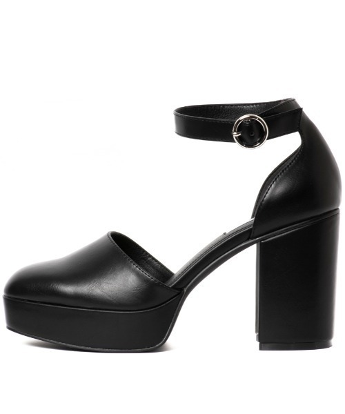 スクエアトゥ太ヒールセパレートパンプス パンプス R E パンプス R E アールアンドイー のファッション 21ss新作