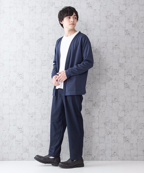 Blue Standard (ブルースタンダード)の「【BLUE STANDARD】チェックパンツ ワイドパンツ ウエストゴム/イージーパンツ仕様(その他パンツ・メンズ・ベージュ/ネイビー/グレー・LARGE/MEDIUM/X-LARGE)」の15枚目の写真