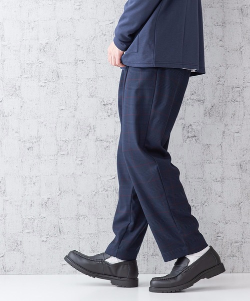 Blue Standard (ブルースタンダード)の「【BLUE STANDARD】チェックパンツ ワイドパンツ ウエストゴム/イージーパンツ仕様(その他パンツ・メンズ・ベージュ/ネイビー/グレー・LARGE/MEDIUM/X-LARGE)」の18枚目の写真
