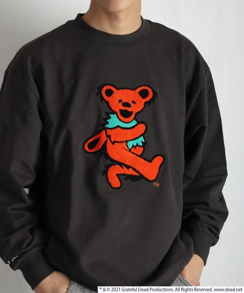 セール】Grateful Dead オーバーサイズ サガラ刺繍 Big Bear 長袖