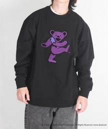 Grateful Dead オーバーサイズ サガラ刺繍 Big Bear 長袖スウェットトレーナー