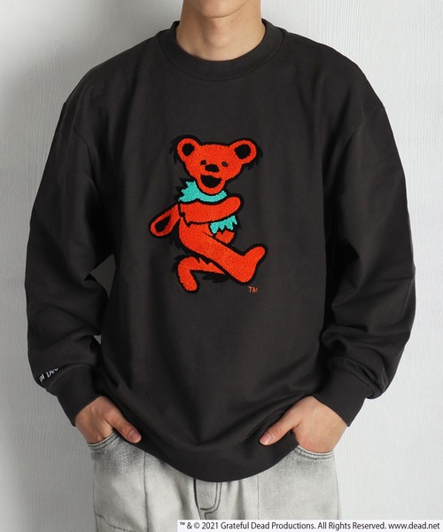 セール】Grateful Dead オーバーサイズ サガラ刺繍 Big Bear 長袖
