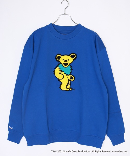 Grateful Dead(グレイトフルデッド)の「Grateful Dead オーバーサイズ サガラ刺繍 Big Bear 長袖スウェットトレーナー(スウェット・メンズ・ブラック/イエロー/グリーン/オレンジ/ブルー/チャコール・M/L)」の19枚目の写真