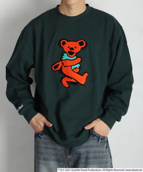 セール】Grateful Dead オーバーサイズ サガラ刺繍 Big Bear 長袖