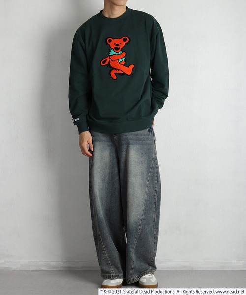 セール】Grateful Dead オーバーサイズ サガラ刺繍 Big Bear 長袖