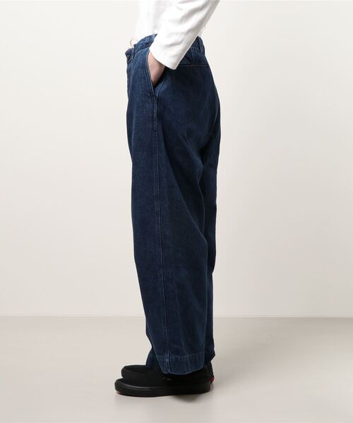 AOZORA（アオゾラ）の「AOZORA/アオゾラ　 生機デニム 太トラウザーパンツ（デニムパンツ・メンズ・ダークインディゴブルー/ブルー系・MEDIUM/LARGE）」の16枚目の写真